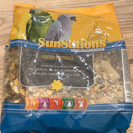 Sunseed natural sunsation parrot food