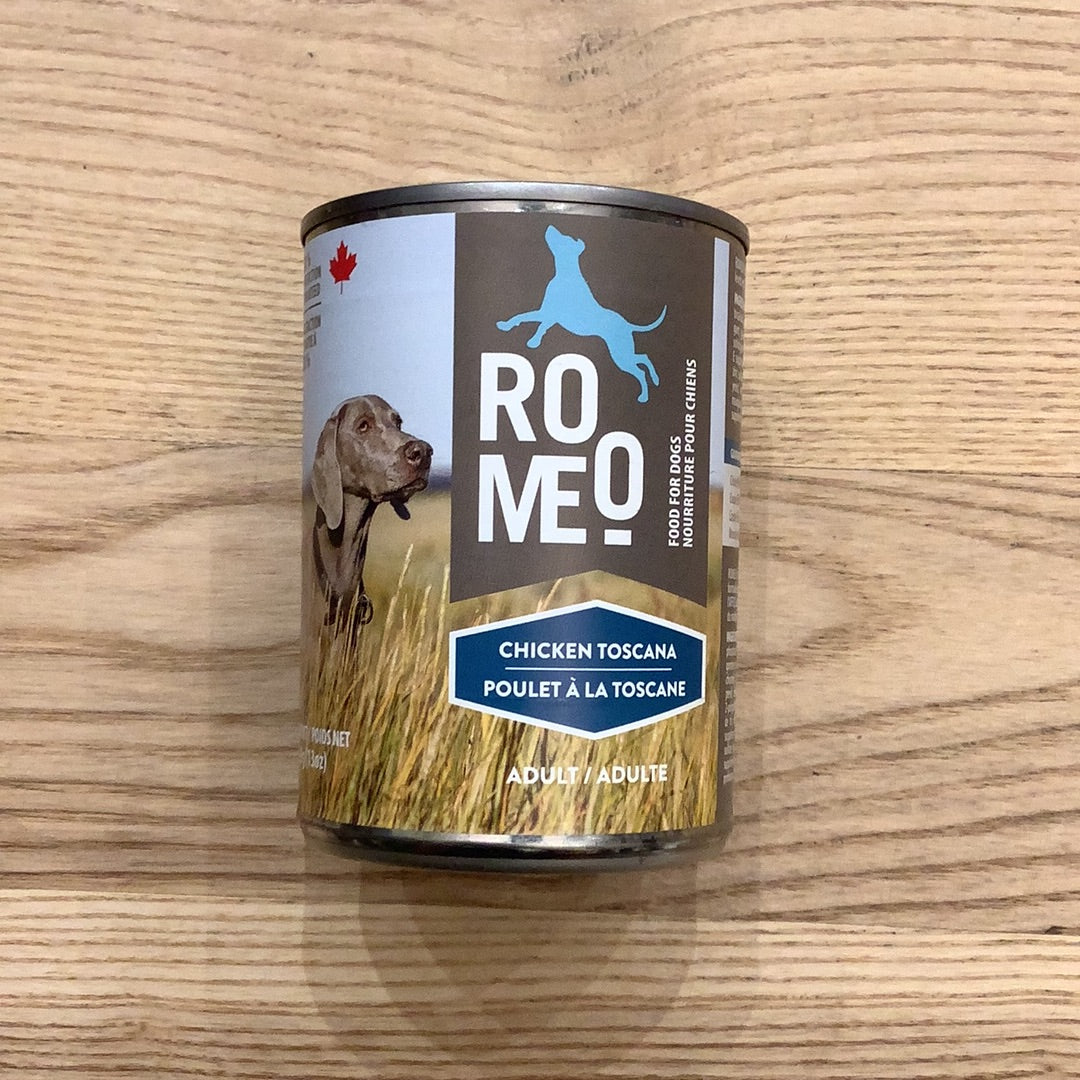 Romeo Pet Food Dog Cans 13oz