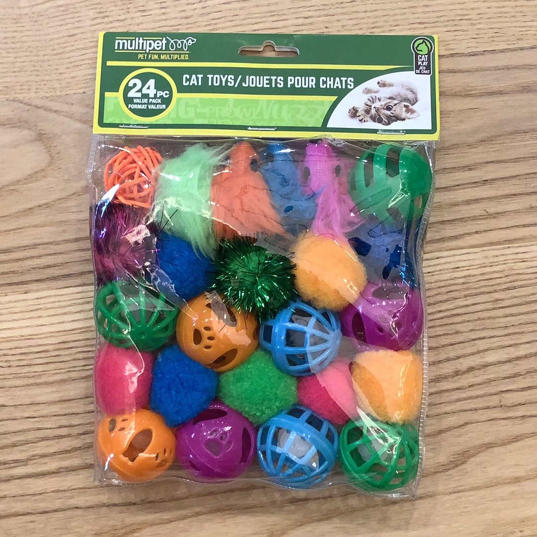 Multipet Value Pack Cat Toys