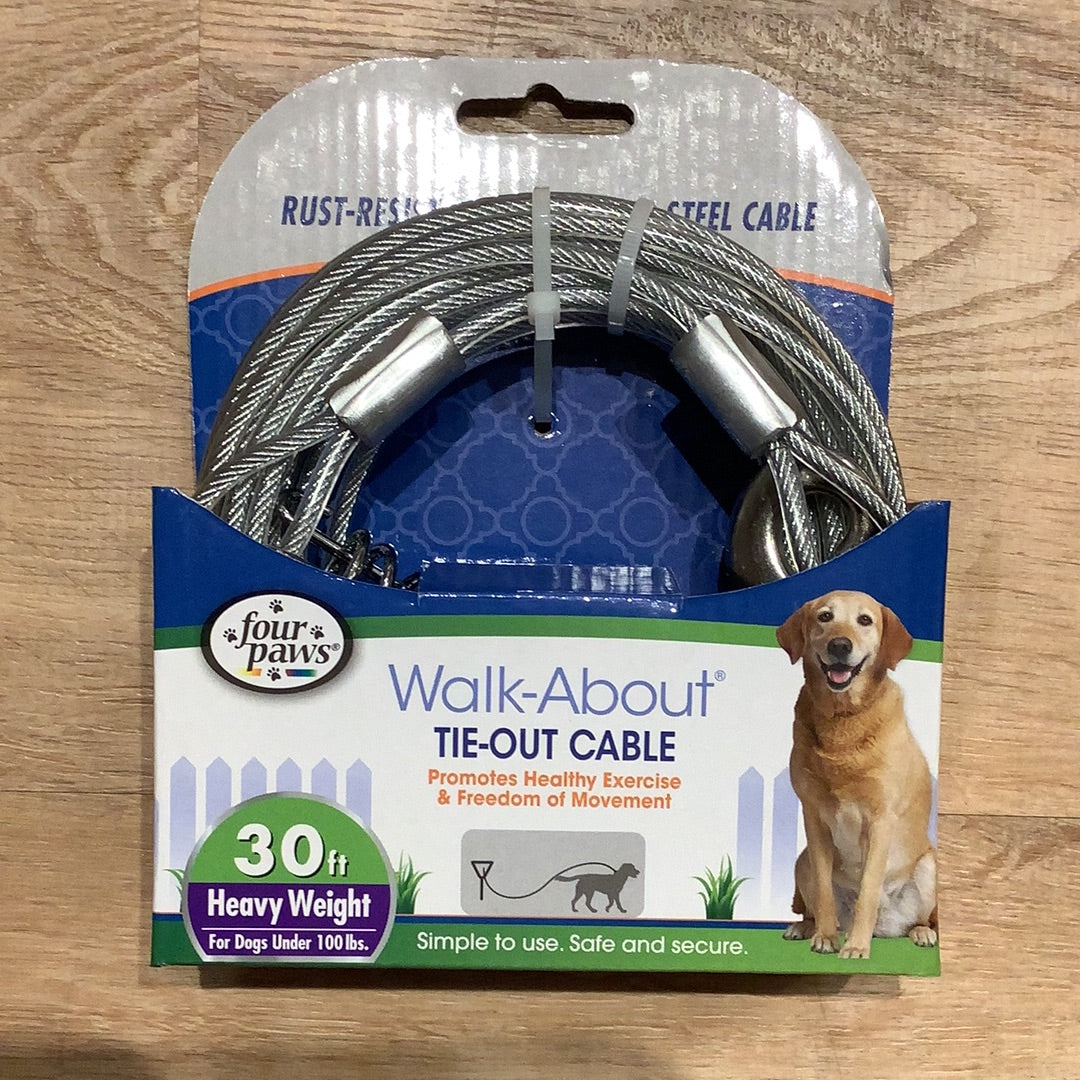 Four Paws Tie Out Cable Heavy Weight – Carlisle Pet Foods