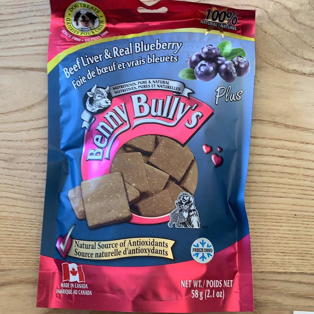 Benny Bully’s Liver Plus Blueberry 58g