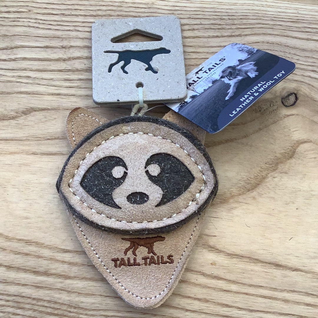 Tall Tails Animal Face Leather Toys