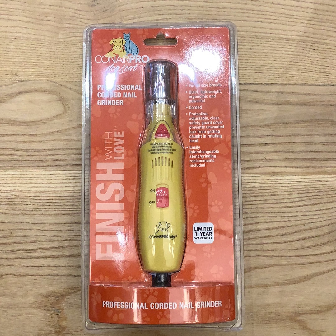 Conairpro Corded Nail Grinder Dog
