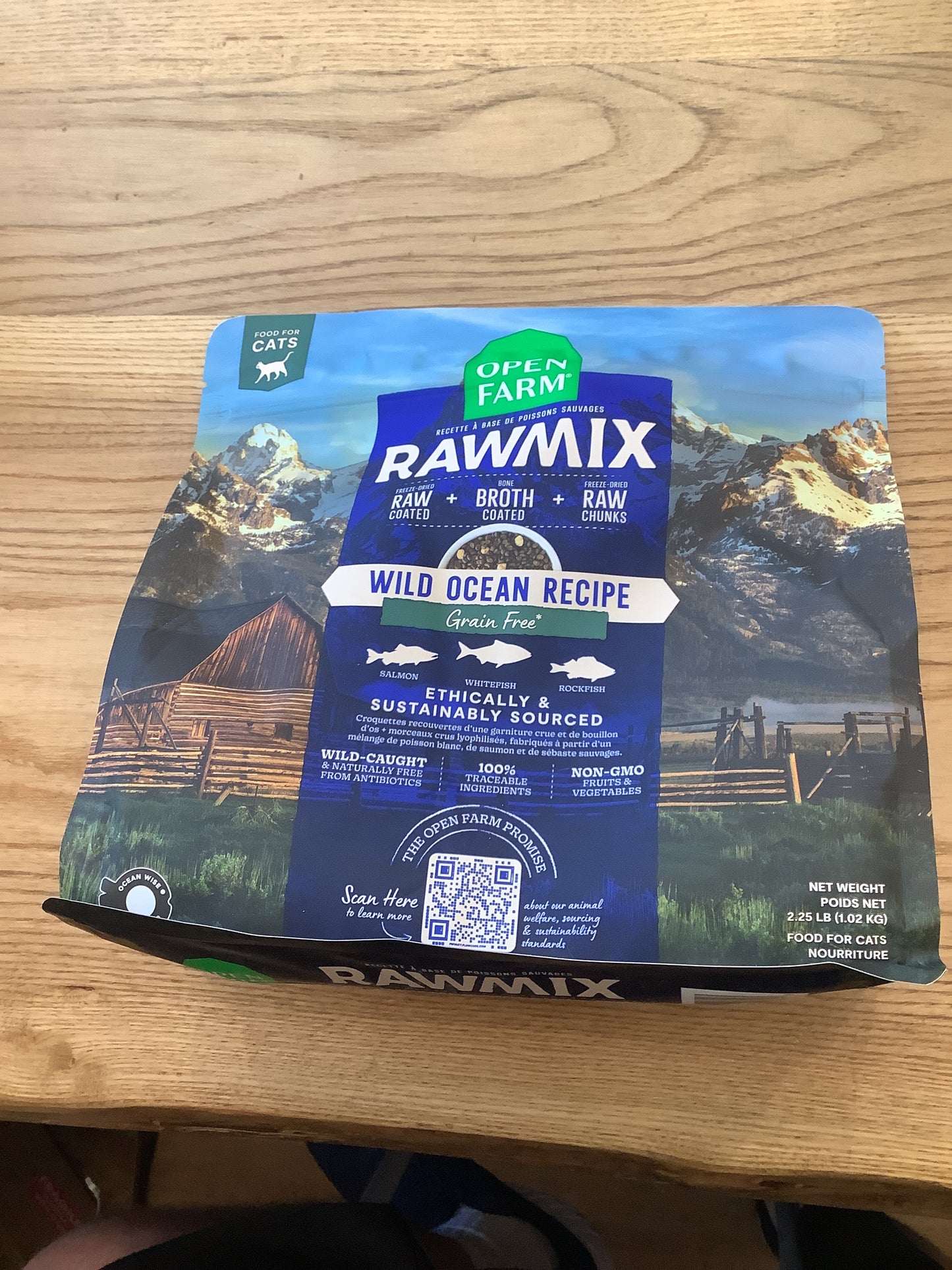 Open Farm Rawmix cat food 2.25 LB