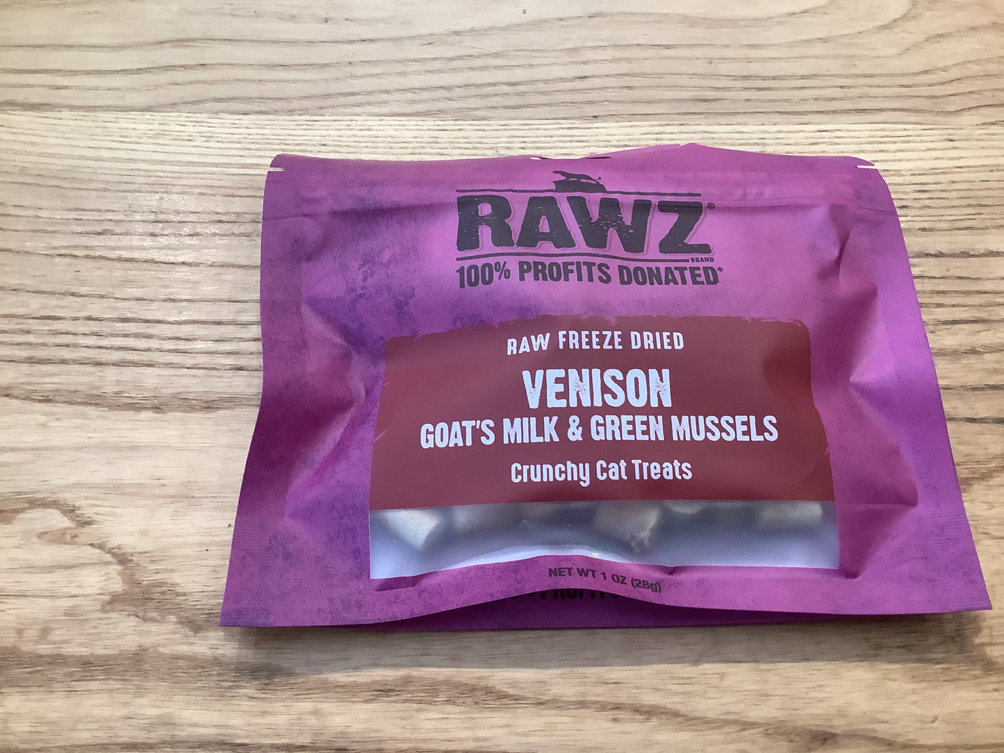 Rawz Cat Food 28g Goats Milk and Green Mussels
