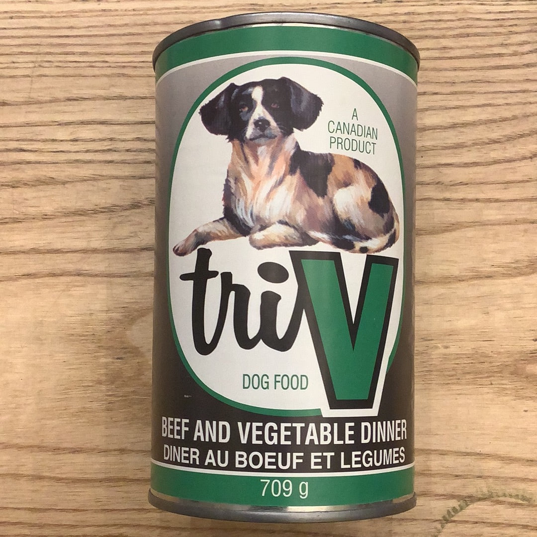 TRI-V Canned dog dinner