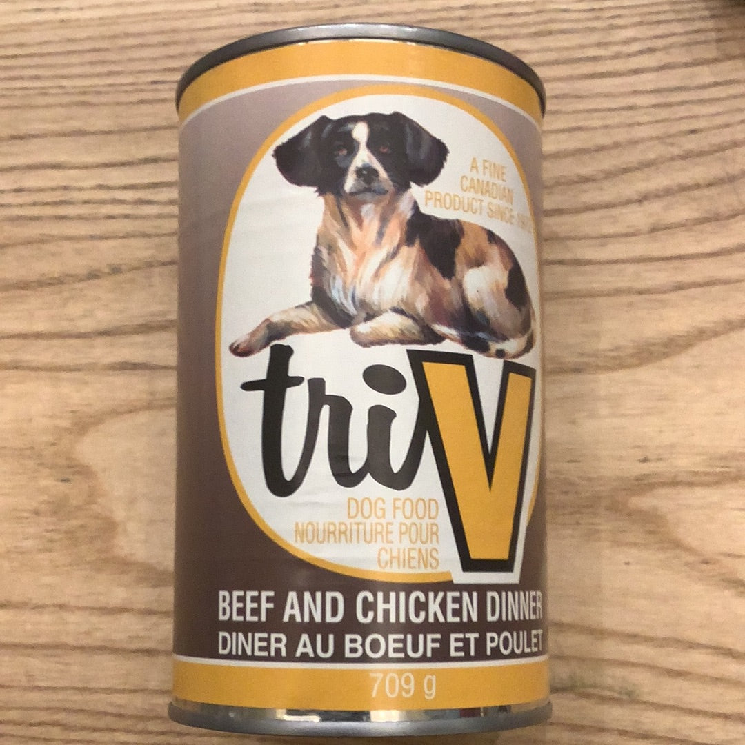 TRI-V Canned dog dinner