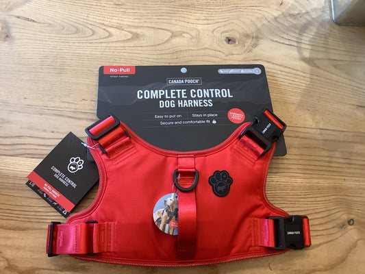 Complete control harness red large