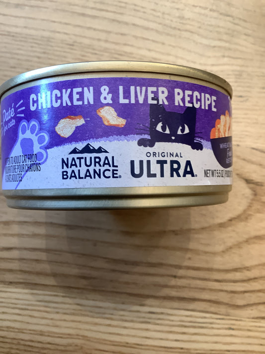 Natural balance chicken and chicken liver