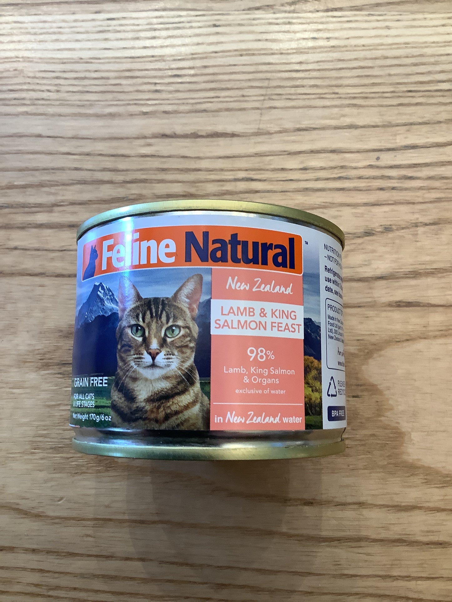 Feline natural 6 oz cat can