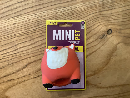 Mini pet latex dog squeak toy