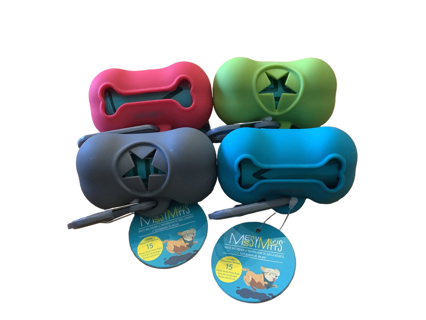 Messy Mutts waste bag silicone holder