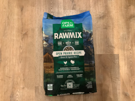 Open farm rawmix grain free open Prairie 20lb