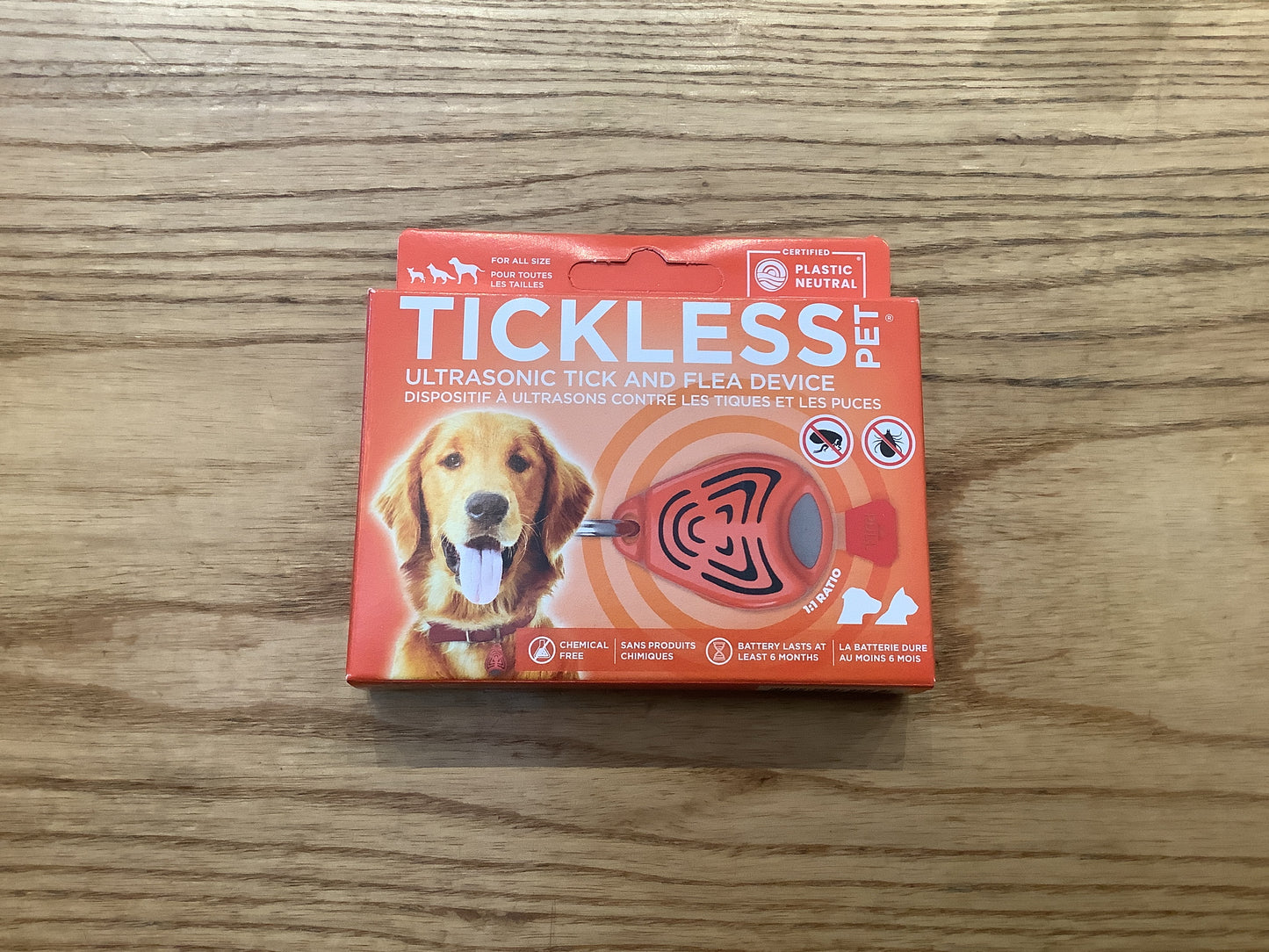 Tickless ultrasonic tick repeller
