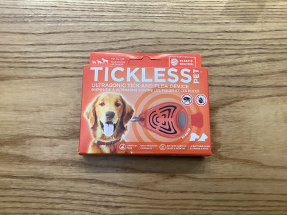 Tickless ultrasonic tick repeller