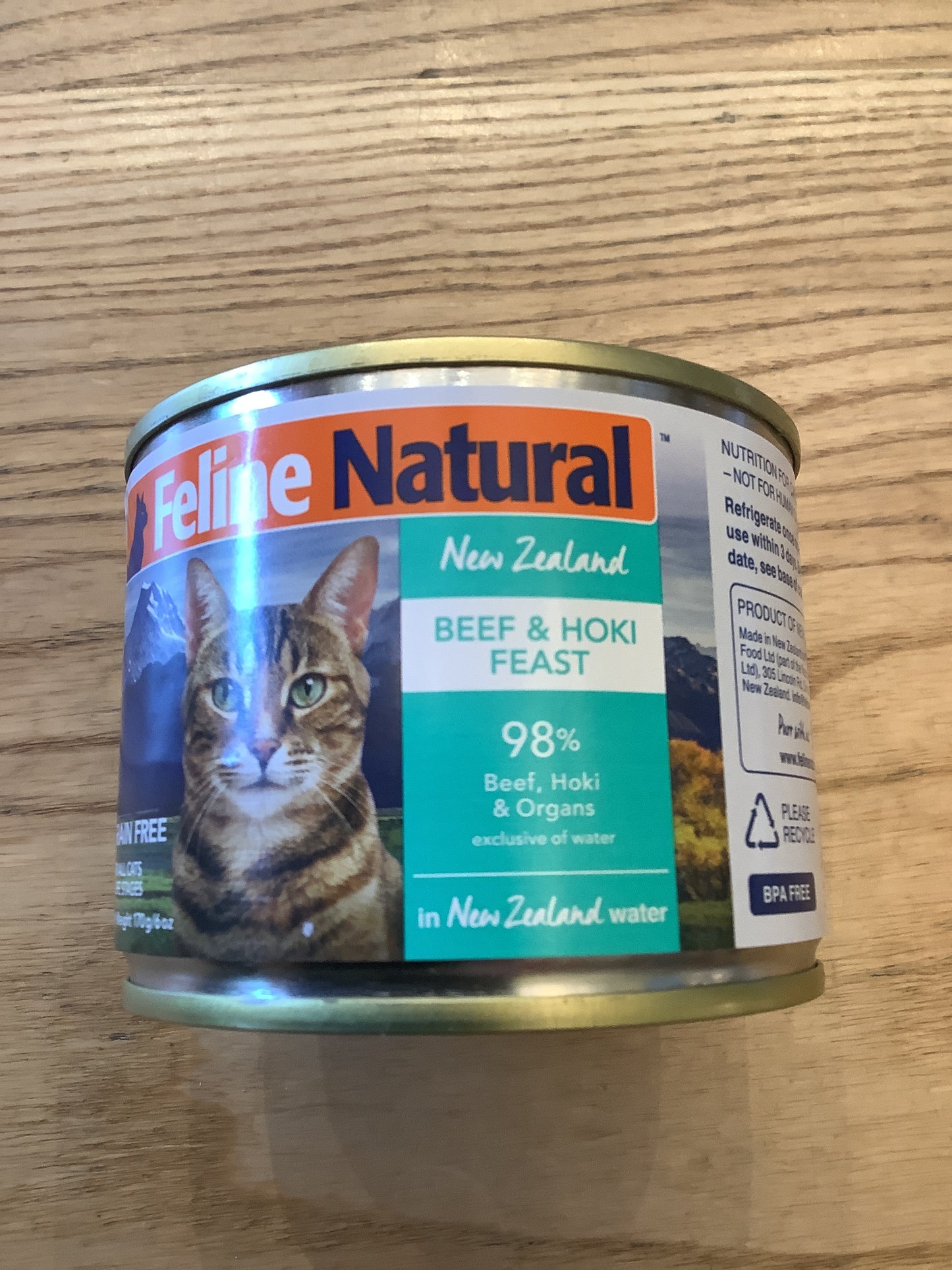 Feline natural 6 oz cat can