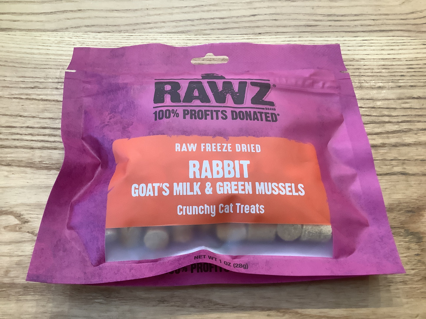 Rawz Cat Food 28g Goats Milk and Green Mussels