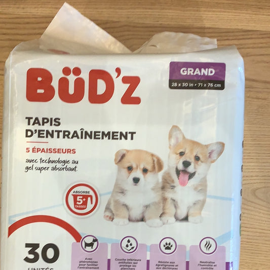 Bud’z puppy pads