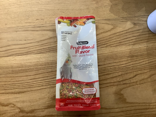 Zupreem fruit blend for medium birds