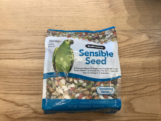 Zupreem sensible seed for larger birds