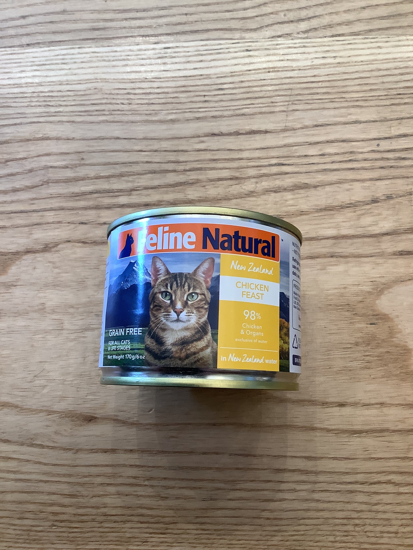 Feline natural 6 oz cat can