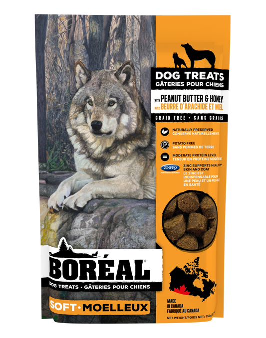 Boreal Soft Dog Treat Peanut Butter & Honey