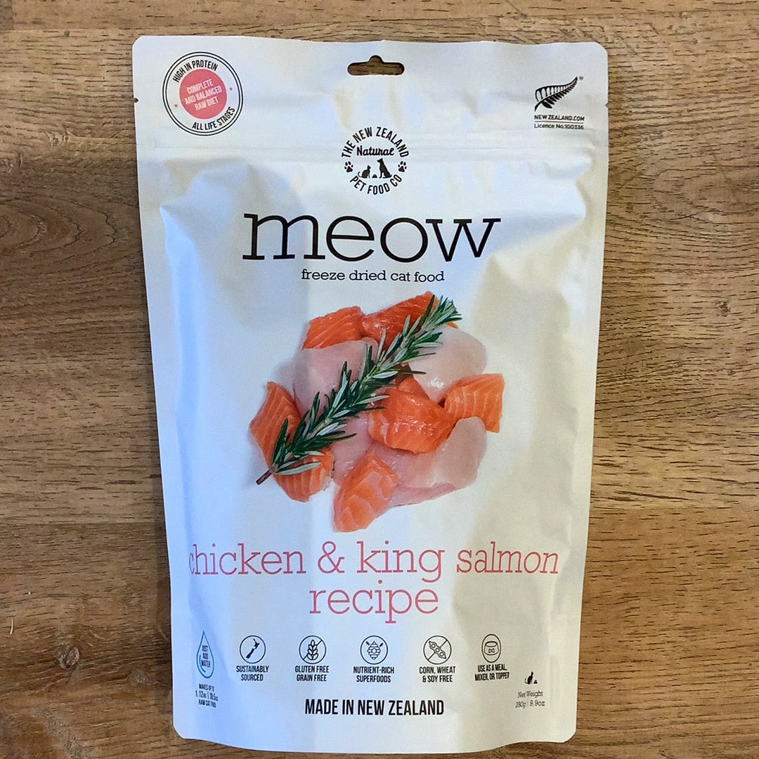 Meow freeze dried cat food