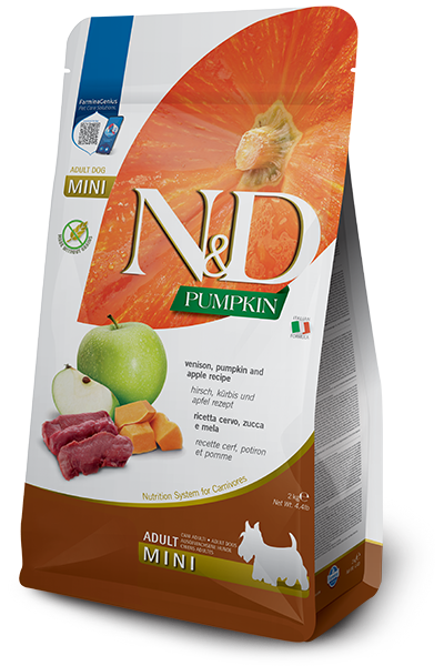 Farmina N&D Dog Kibble Venison, Pumpkin & Apple Mini