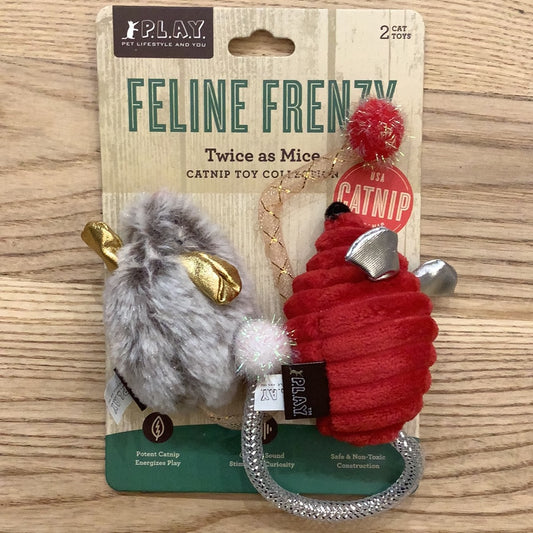 Feline Frenzy-Twice As Mice 2 Pack