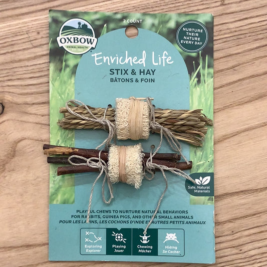 Oxbow Enriched Life Stix & Hay
