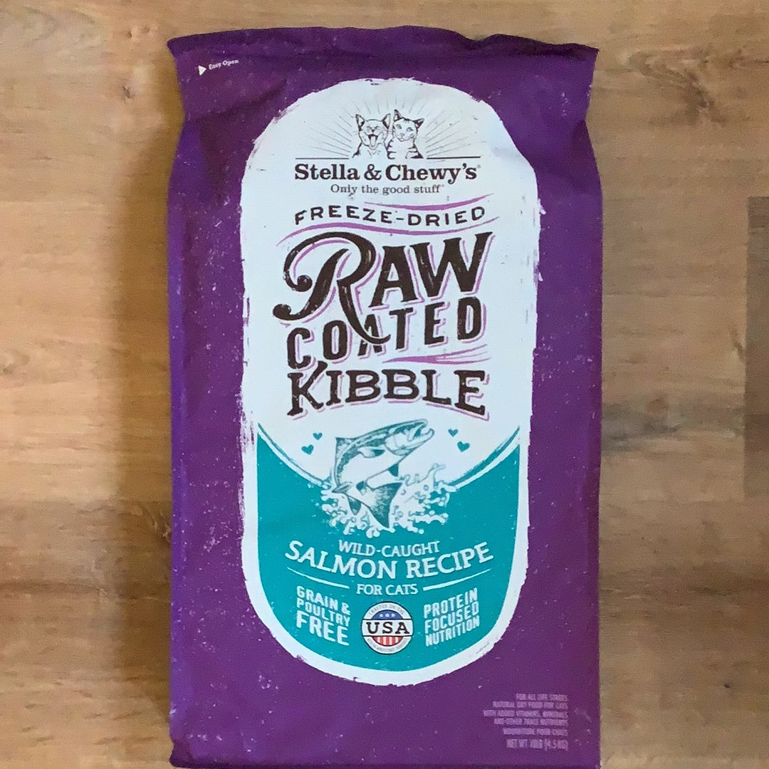 Stella and Chewys Raw Coated Kibble, Various proteins and sizes, Feline