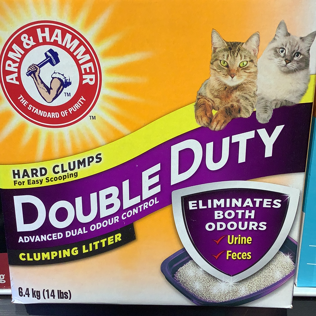 Arm and Hammer- Double Duty Litter 14lbs