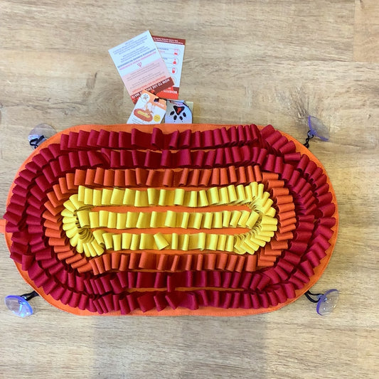 PawzNDogz Snuffle Mat Fire & Ice Anti-Bite