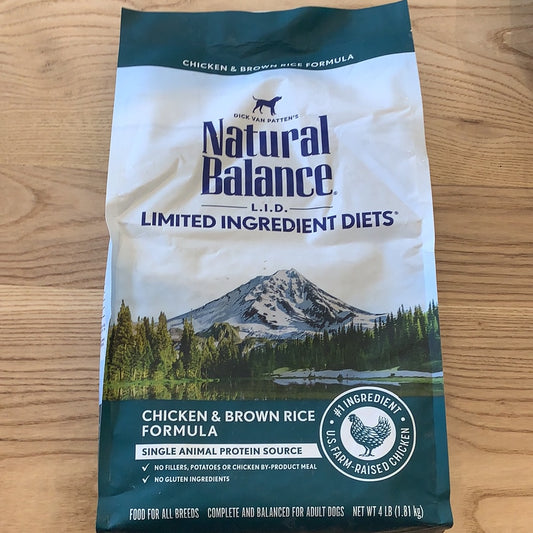 Natural balance chicken and brown rice
