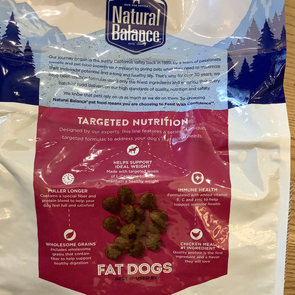 Natural Balance Fat Dog 5 lbs
