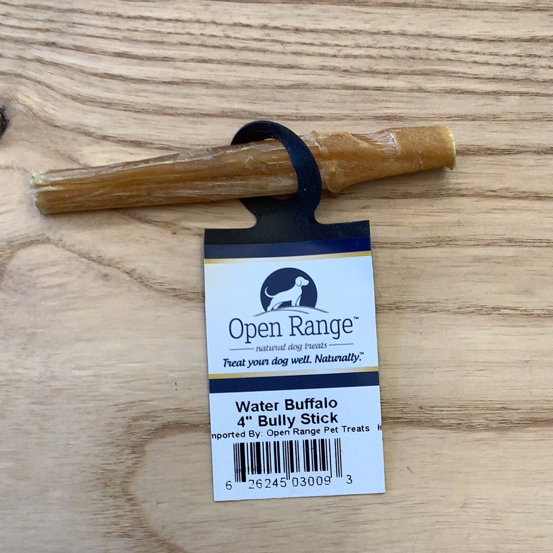 Open range 4” water buffalo stick