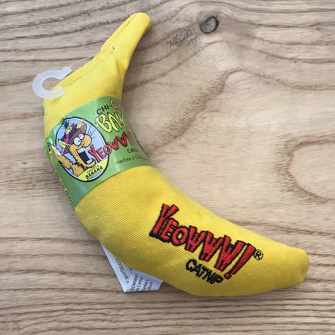 Yeowww catnip banana