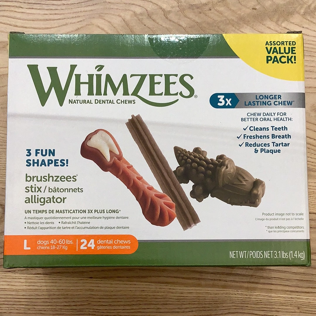 Whimzees variety pack