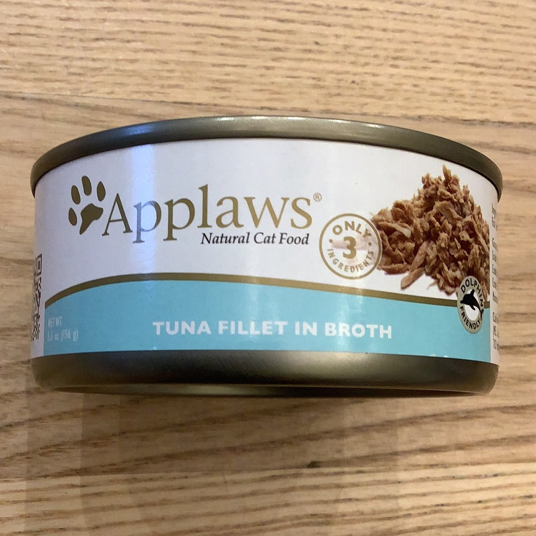 Applaws Natural Cat Food Tuna Fillet in Broth 5.5 oz