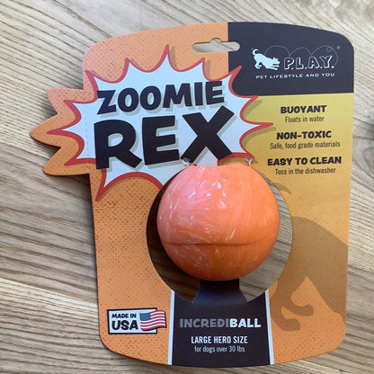 Pet Play Zoomie Rex Ball