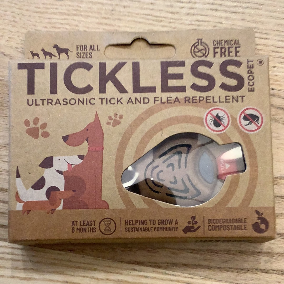 Tickless ultrasonic tick repeller