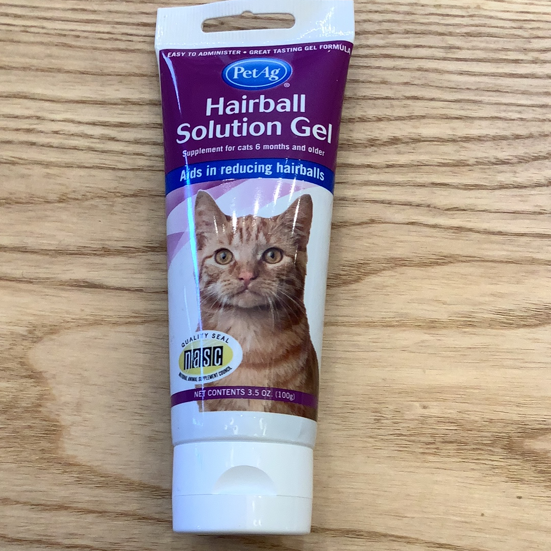 Pet ag hairball solution gel