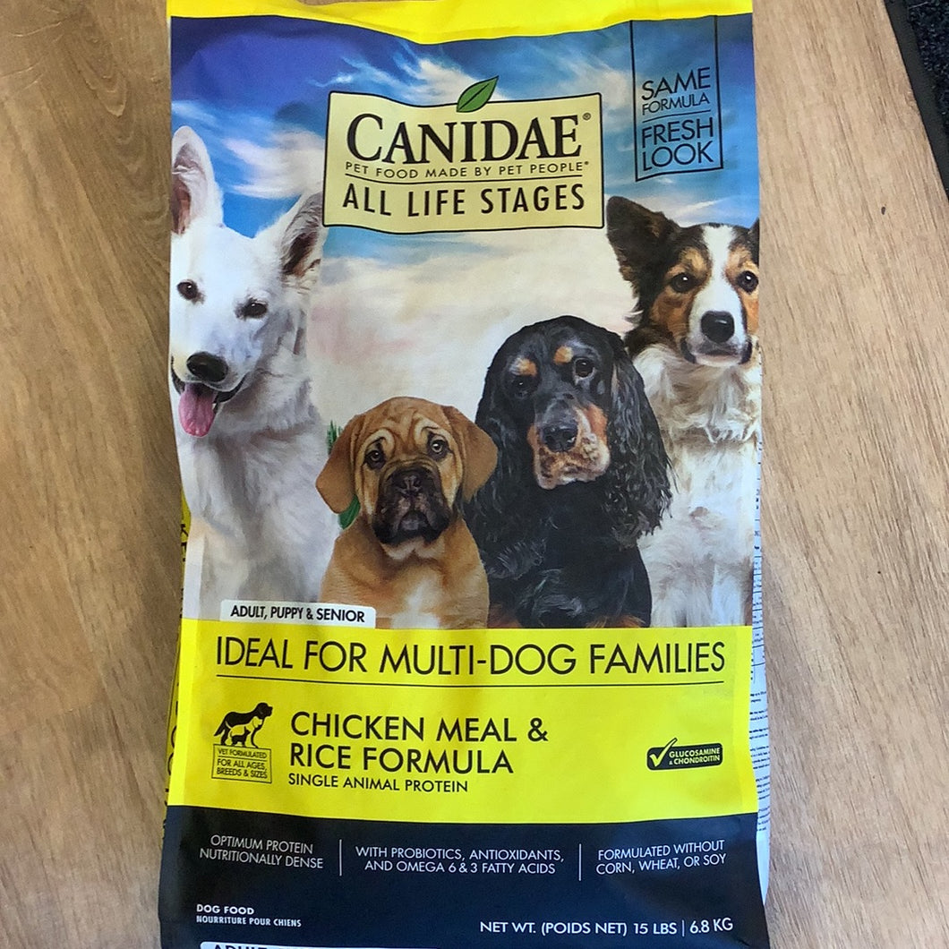 Canidae Chicken & Rice 15 lbs