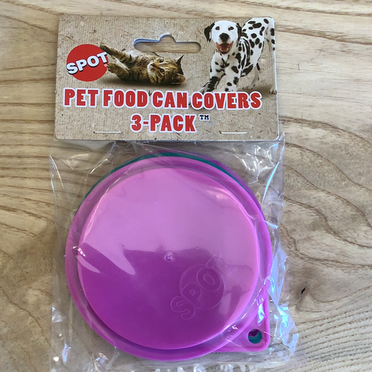 Pet food can covers