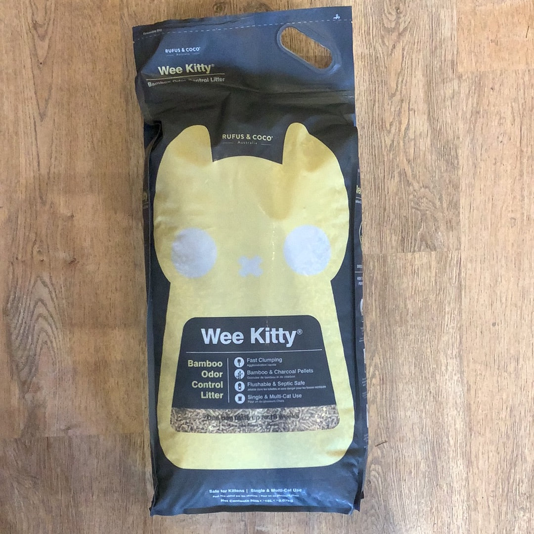Rufus and Coco Wee Kitty Cat Litter