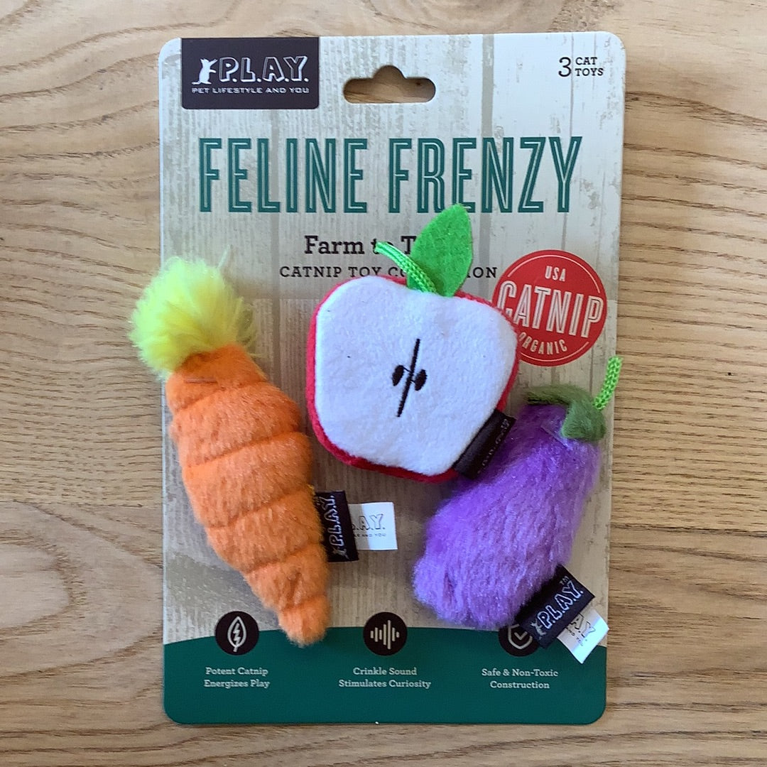 Feline Frenzy Plush Catnip Toy