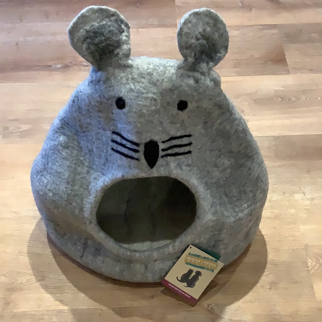 Dharma Dog Dharma Cat- Wool Felt Mouse Cave