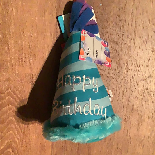 Plush Crinkle Birthday Hat