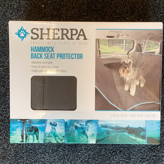 Sherpa hammock back seat protector