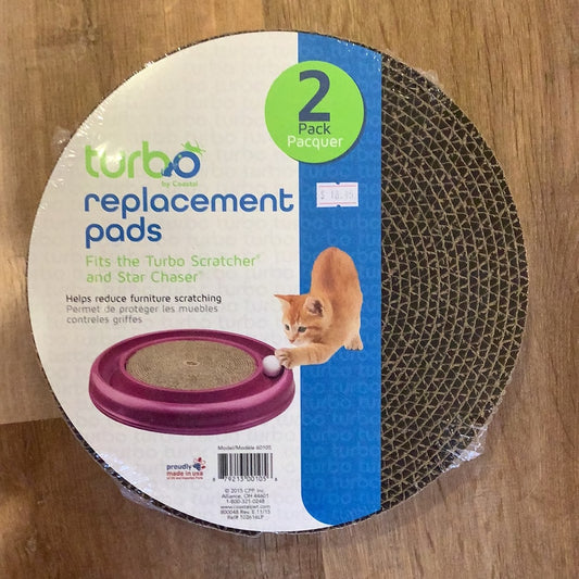 Turbo Scratcher Replacement Pads Cat 1X2PC